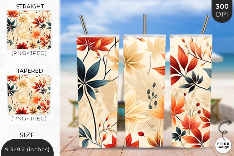 Fall Tumbler Wrap Image 9