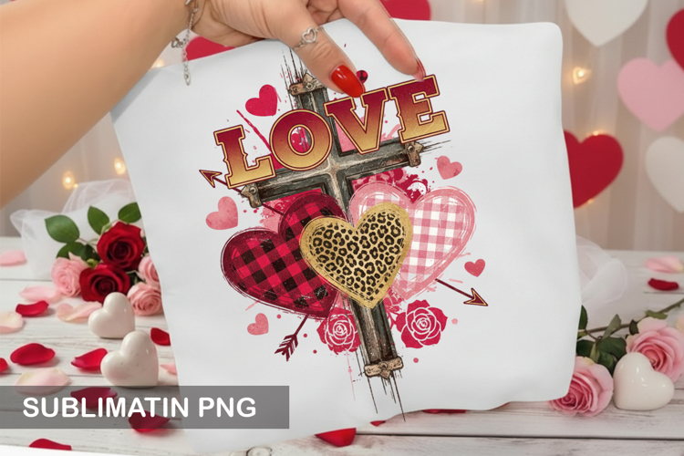 Love Sublimation - Valentine Sublimation PNG Design