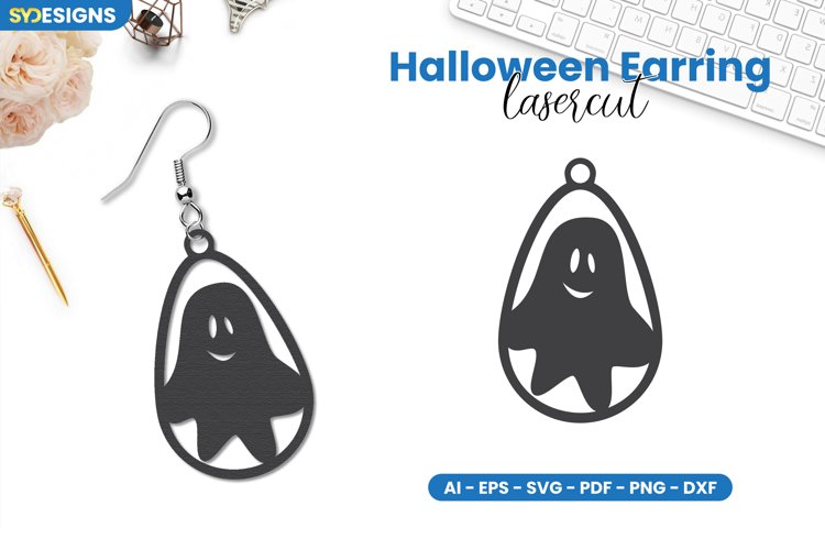 Halloween Earring Lasercut