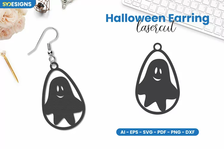 Halloween Earring Lasercut