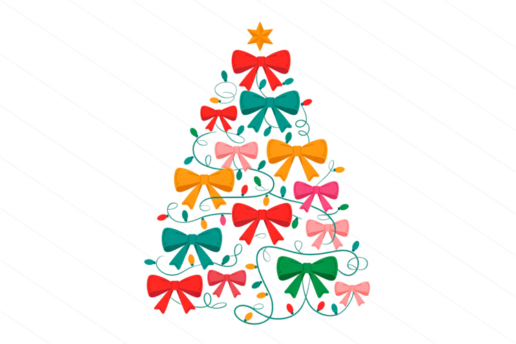 Christmas Tree Svg Coquette Christmas