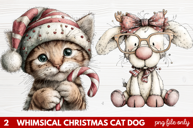 Christmas Dog Clipart Image 24