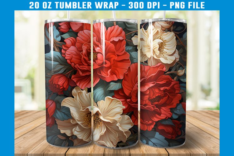 20 Oz Sublimation Tumbler Wrap Image 10