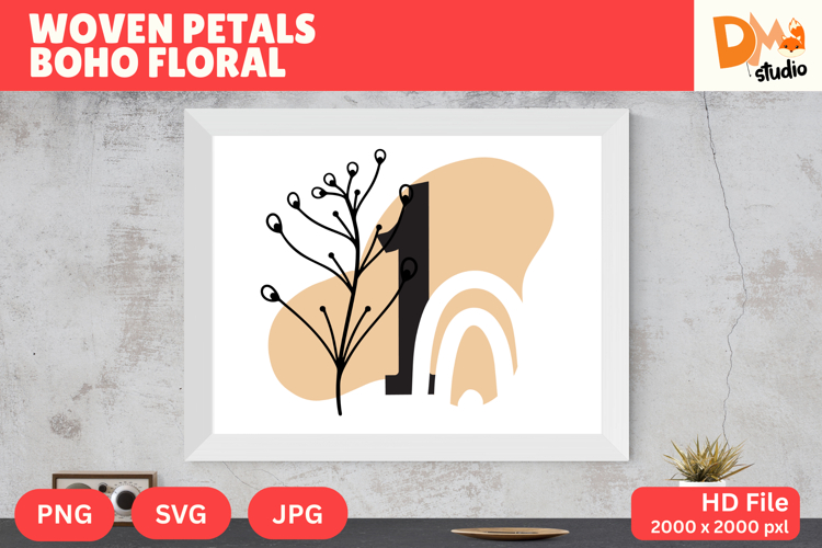 Floral Monogram Letter Svg Image 18