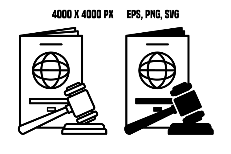 Immigration Law Icons