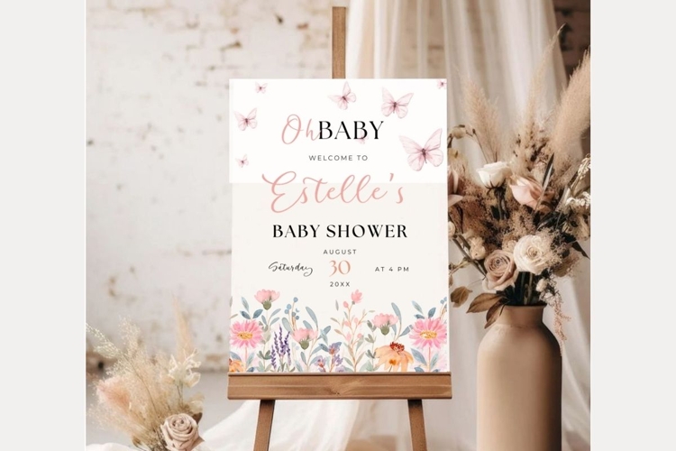 Baby Shower Welcome Template 73