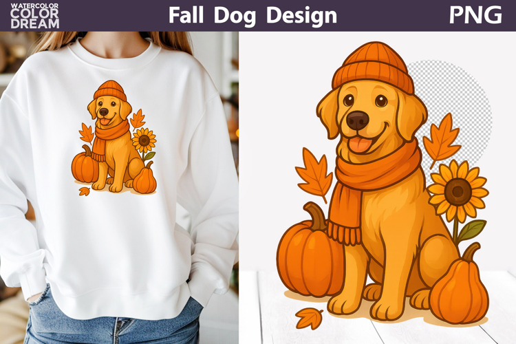 Golden Retriever Clipart Image 11