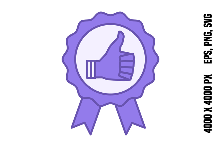 Colored Well Done Icon