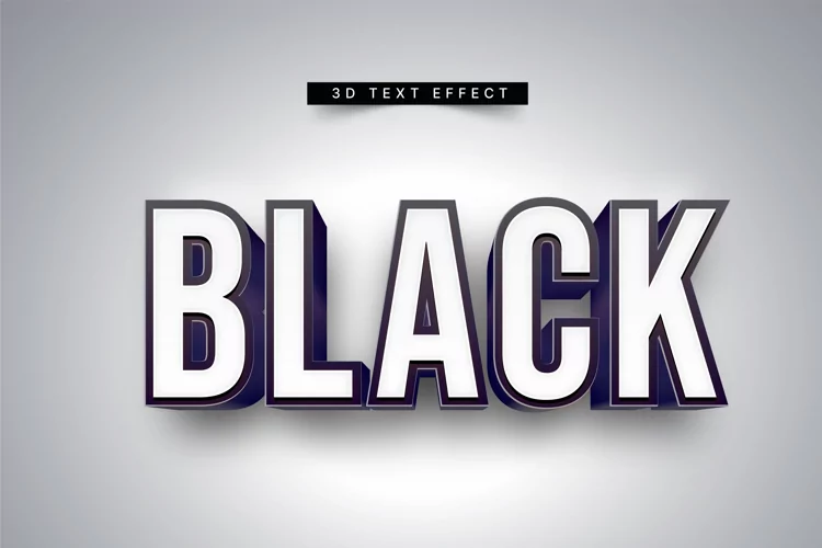Editable Text Effect for Illustrator. Vector Graphic styles