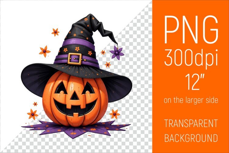 Halloween Pumpkin Clipart |Halloween Party Design example image 1