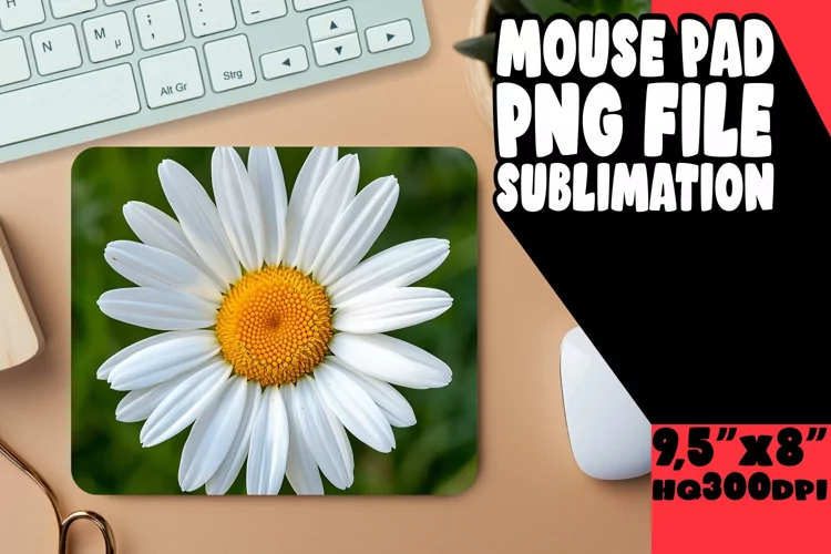 Springtime Blossoms 3D Mouse Pad