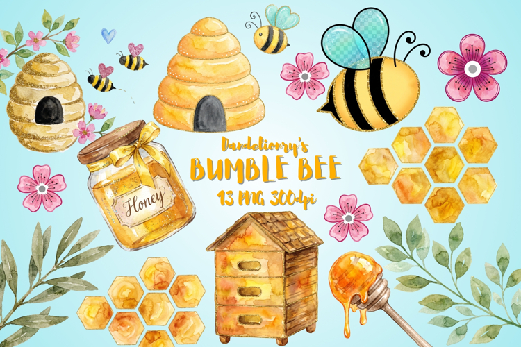 Honey Jar Clipart Image 2