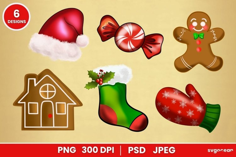 Winter Illustrations | Winter Floral | Clipart