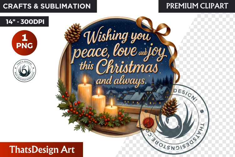 Christmas Greetings clipart PNG, winter Holiday Quote wishes
