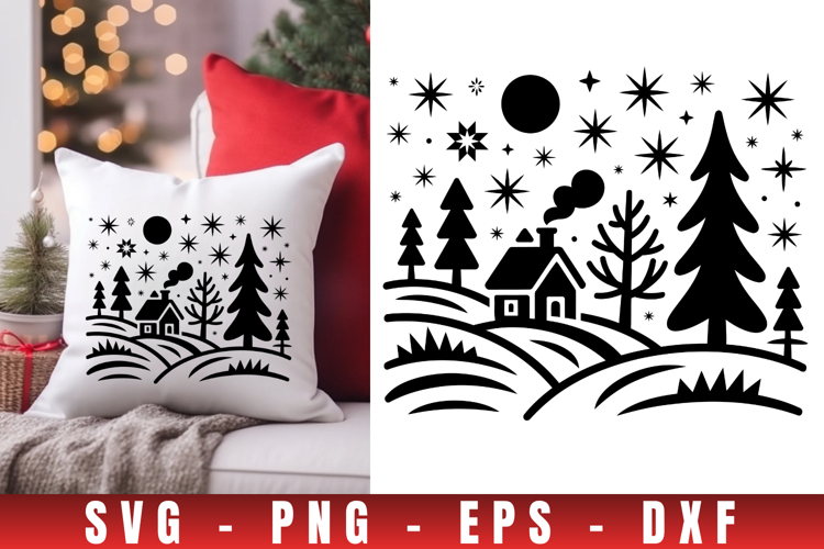 Merry Christmas Tree Svg Image 24