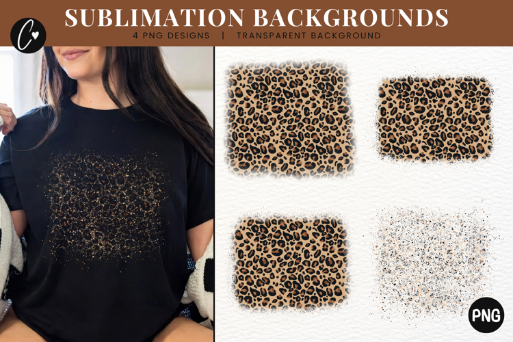 Leopard Print Sublimation Background