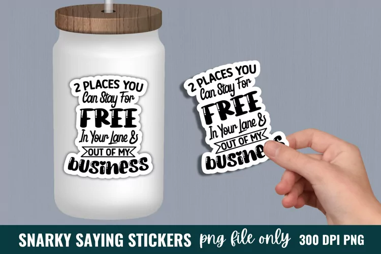 Sarcastic Quotes Sticker, Funny Sticker