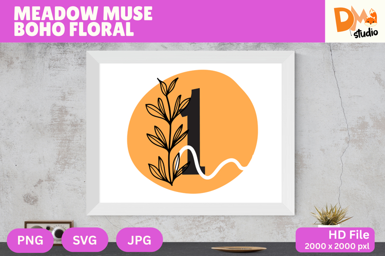 Floral Monogram Letter Svg Image 19