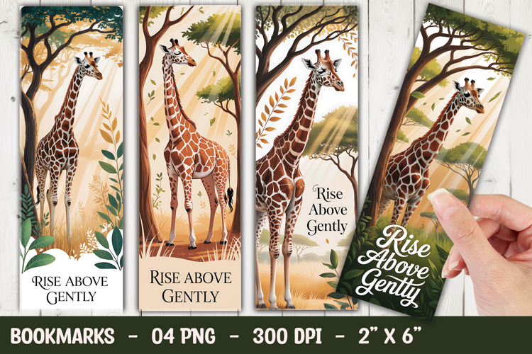 Giraffe Bookmark Sublimation