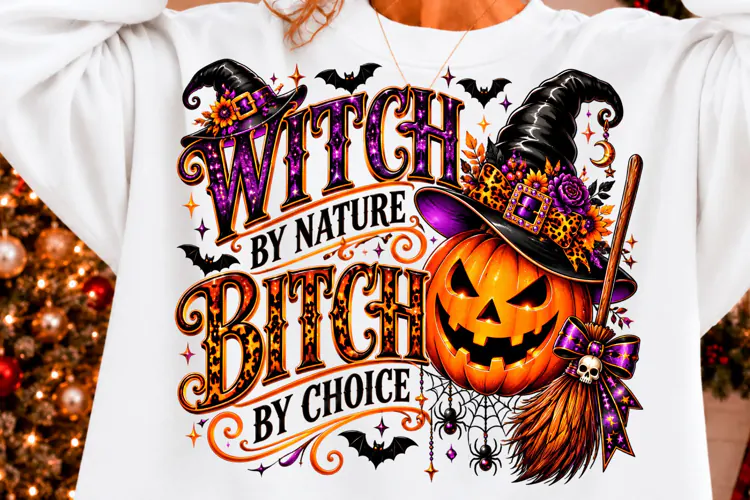 Witch Bitch Halloween Shirt, PNG