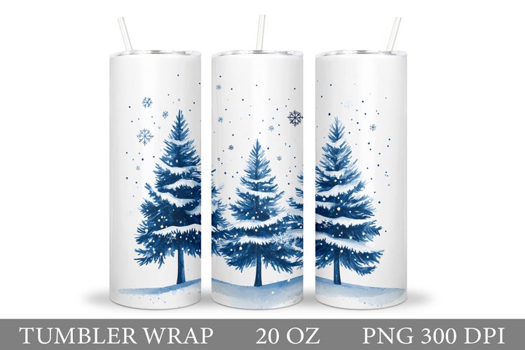 Christmas Tree Tumbler Design. Christmas Tree Sublimation