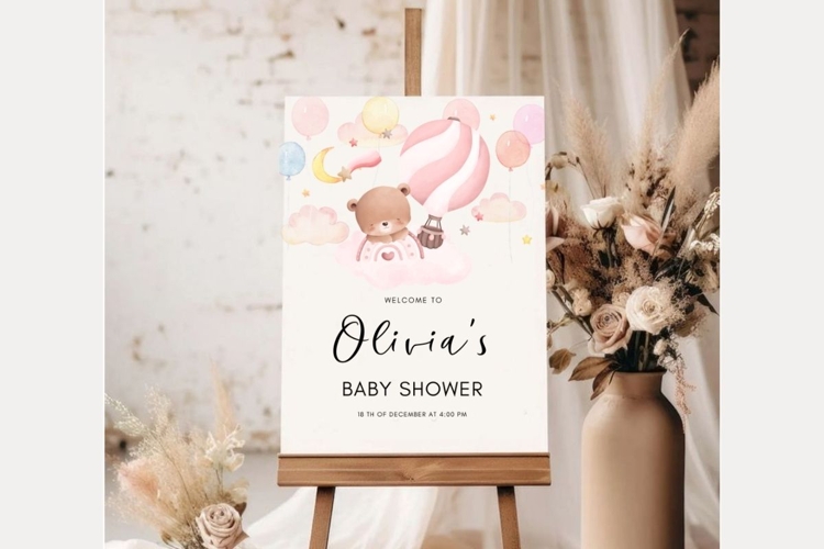 Baby Shower Welcome Template 67