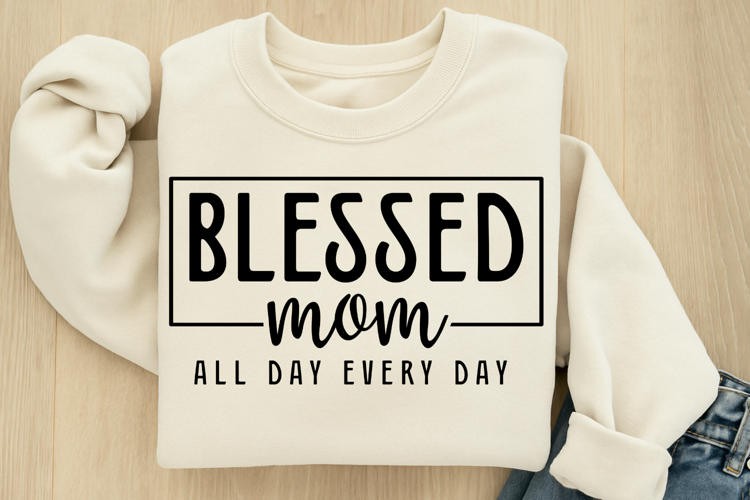 Blessed Mom Svg Image 7