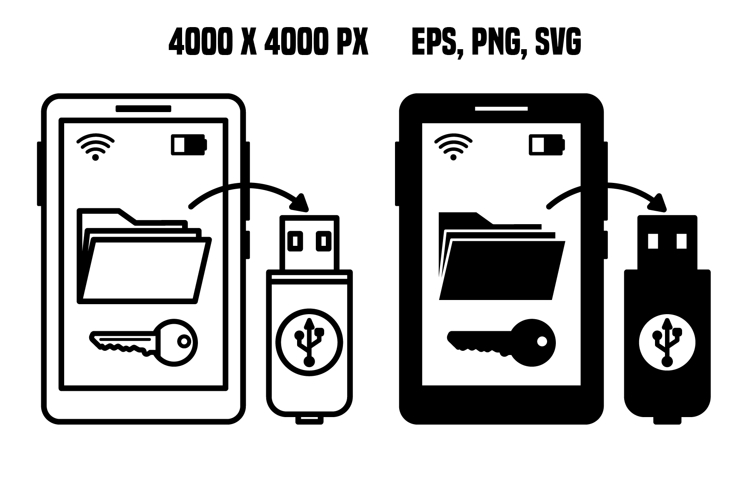 Phone Data Extraction Icons