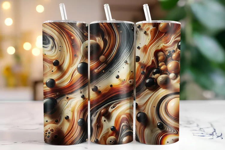 Abstract Tumbler Wrap | Sublimation | Tumblers