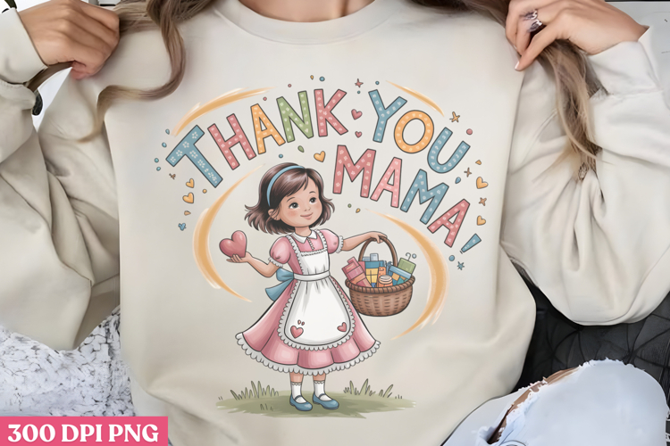 Floral Mama Mom Sublimation PNG
