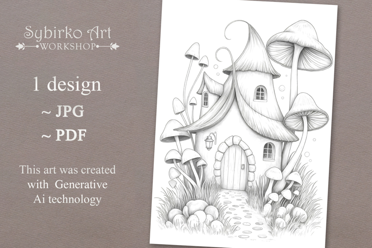 Mushroom Coloring Pages