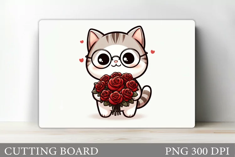 Cute Cat Cutting Board. Cat Kitchen Cutting Board Design