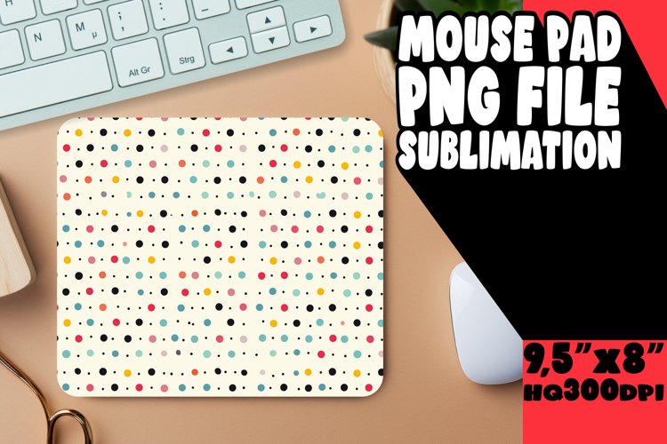 Artistic Sublimation Mouse Mat example image 1