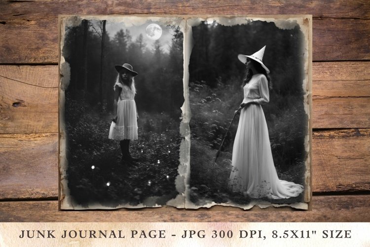 Printable Junk Journal Pages halloween 11 example image 1