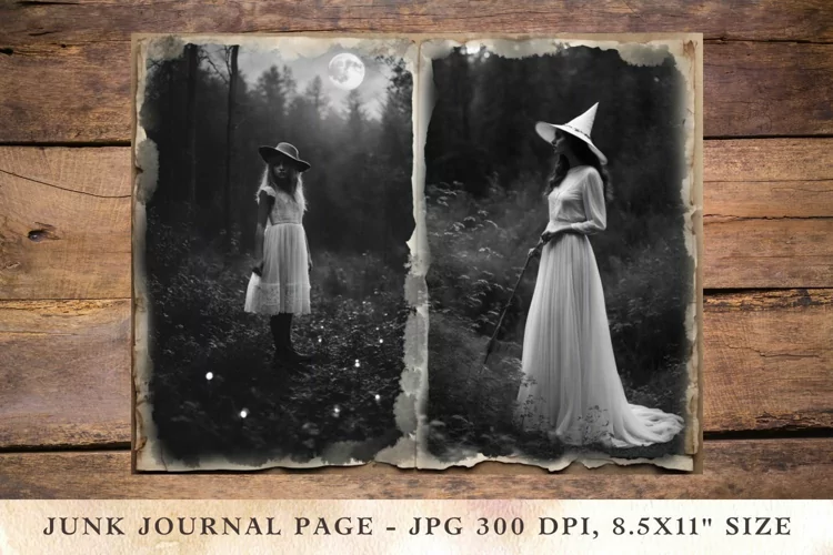 Printable Junk Journal Pages halloween 11