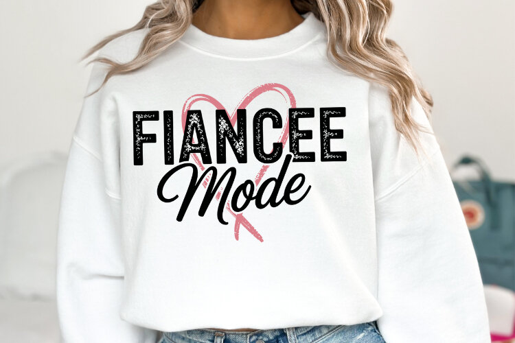 Fiancee Mode svg Design | Svg Cut Files | Shirt Svg example image 1