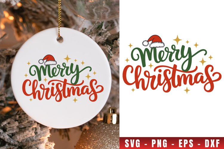 Merry Christmas Tree Svg Image 17