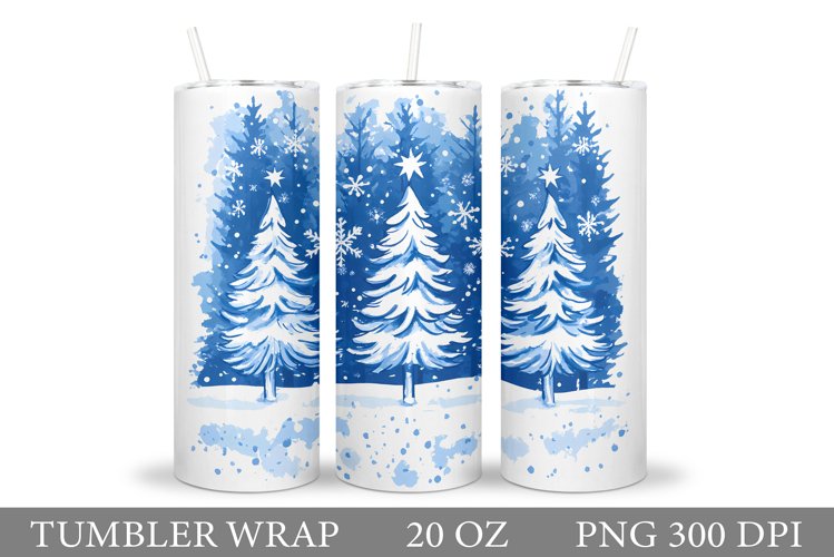 Christmas Tree Tumbler Design. Christmas Tree Sublimation