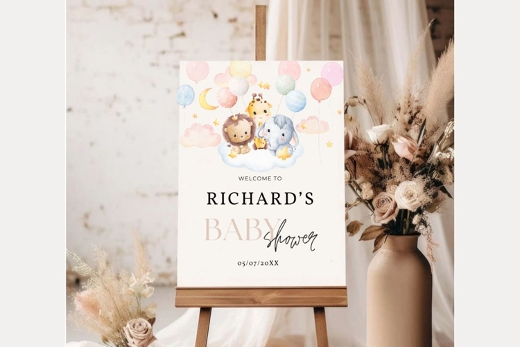 Baby Shower Welcome Template 15