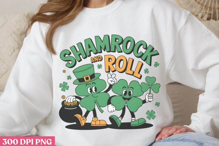 Watercolor Shamrock Clipart Image 22