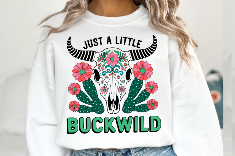 Just a little Buckwild Svg | Svg File for Cricut | Shirt Svg