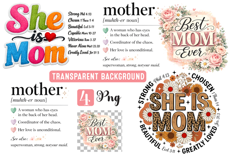 Mothers Day Sublimation Designs,Mom Christian Shirt Design