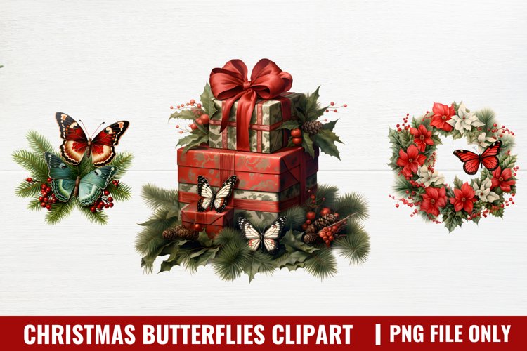 Christmas Watercolor Clipart