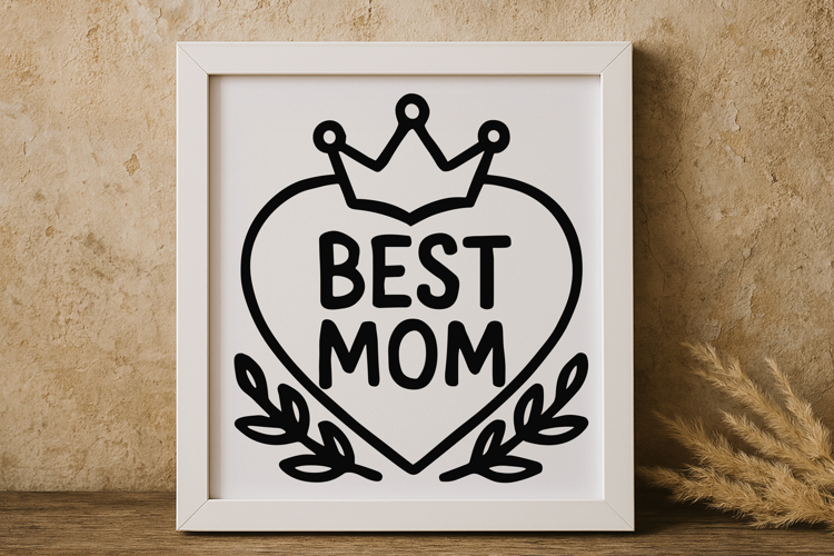Best Mom SVG Design