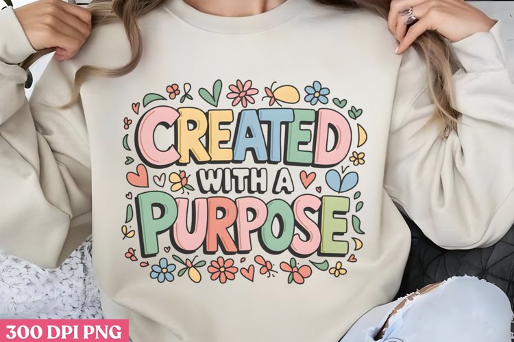Created white a purpose PNG, Retro Christian Sublimation PNG