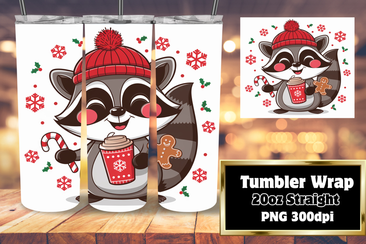 Bespoke 20oz Tumbler Artwork , Christmas