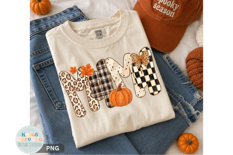 Fall Mama PNG | Mom Pumpkin PNG | Mama Autumn PNG