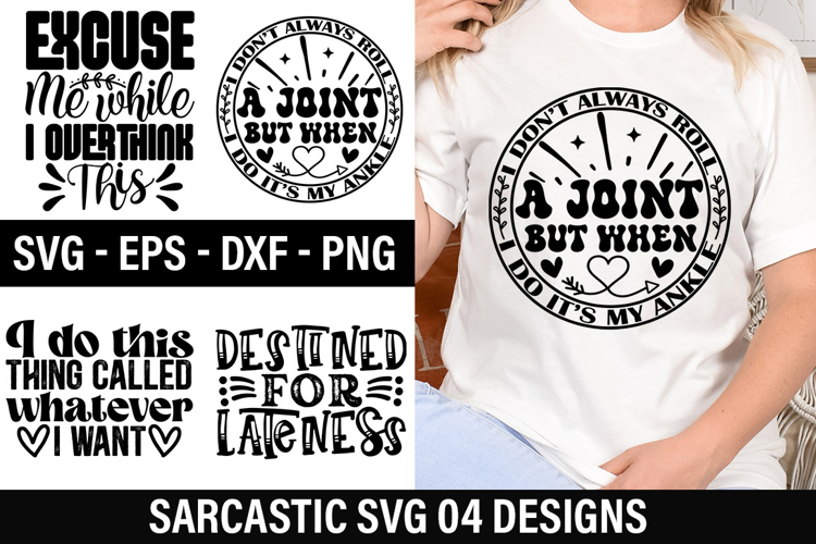 Sarcastic SVG Design -i dont always roll a joint but when i