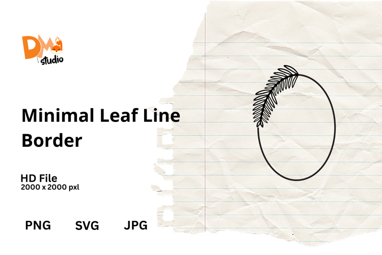 Leaf Outline Clipart Image 10