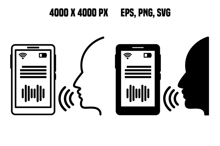 Voice Recognition Wave Icons